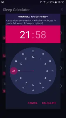 Sleep Calculator android App screenshot 1
