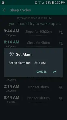 Sleep Calculator android App screenshot 4